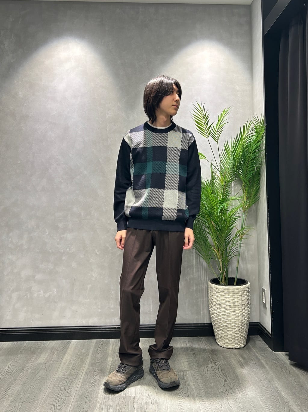 ruiさんの「TAKEO KIKUCHI｜【ダウンライナー付き】メランジ ステンカラー コート」を使ったコーディネート