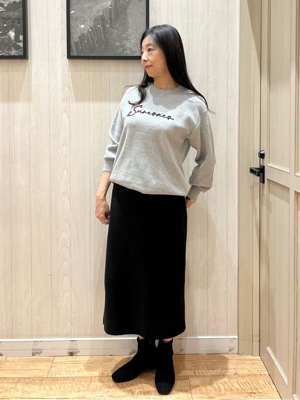 youさんの「SHOO･LA･RUE｜【S-LL】オーバーシルエットでこなれ感 襟コール カバーオール」を使ったコーディネート
