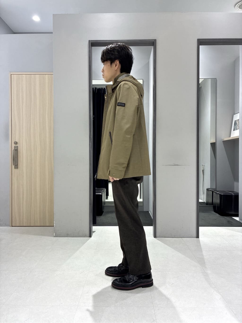 わいずみさんの「TAKEO KIKUCHI｜【None Of Stress】アクティブジャージ 千鳥 パンツ」を使ったコーディネート