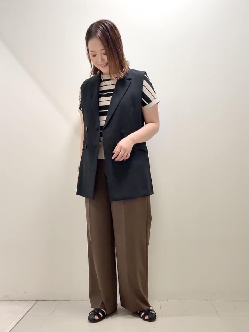 YUIさんの「UNTITLED｜【セットアップ可/洗える】スラブテーラードカラージレ」を使ったコーディネート