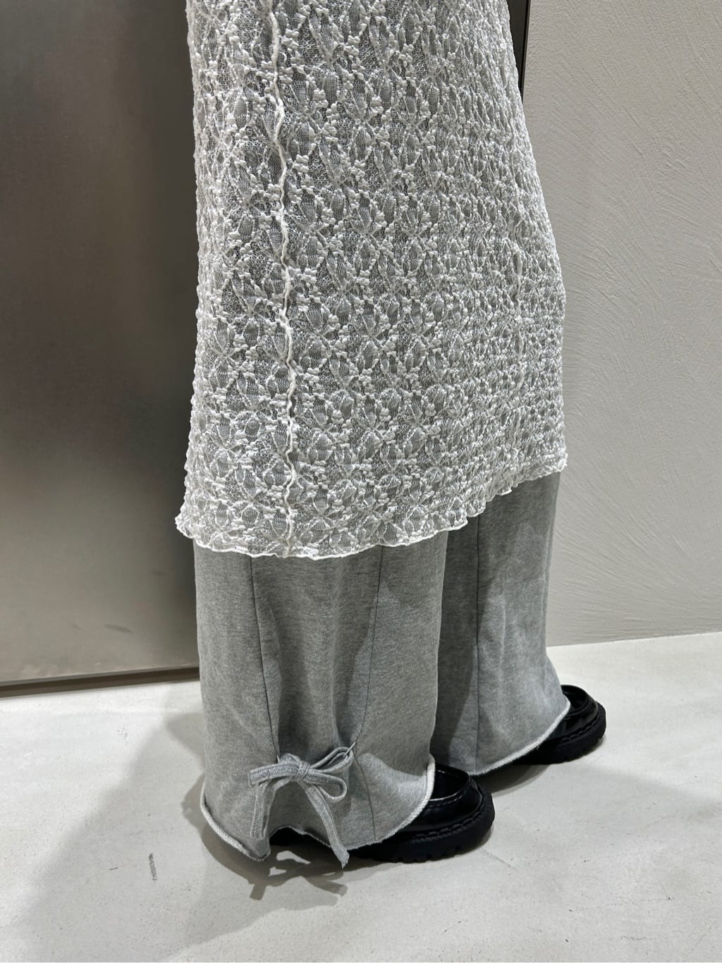 harunaさんの「CODE A｜oversized tweed blouson」を使ったコーディネート