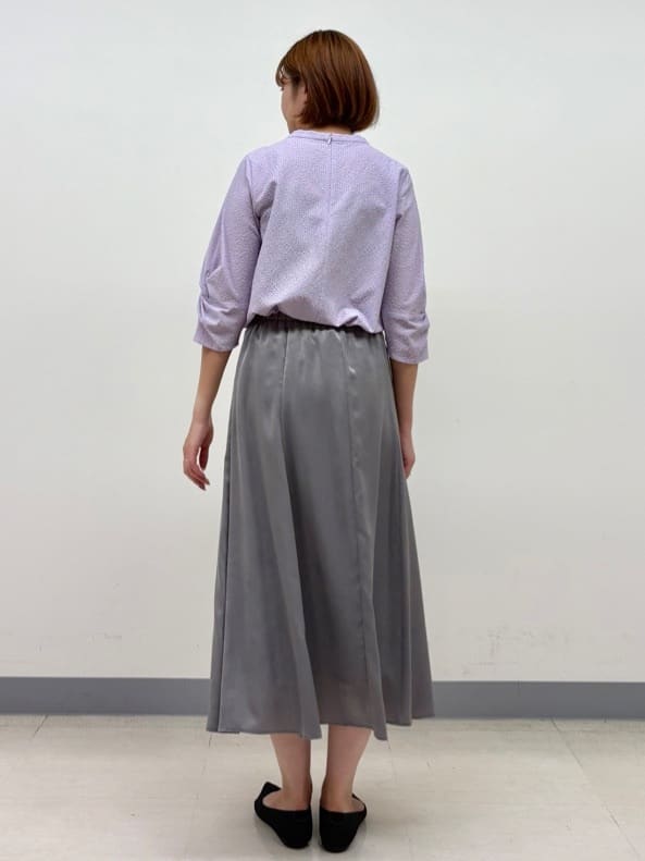 まいこさんの「INDIVI｜【UVケア／吸汗速乾】スリーブデザインブラウス」を使ったコーディネート