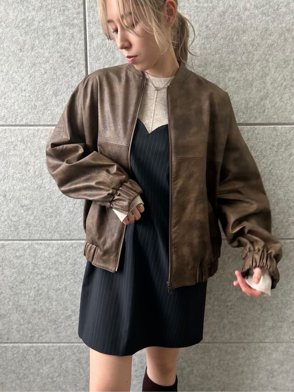 honoka Aさんの「CODE A｜tailored mood mini dress」を使ったコーディネート