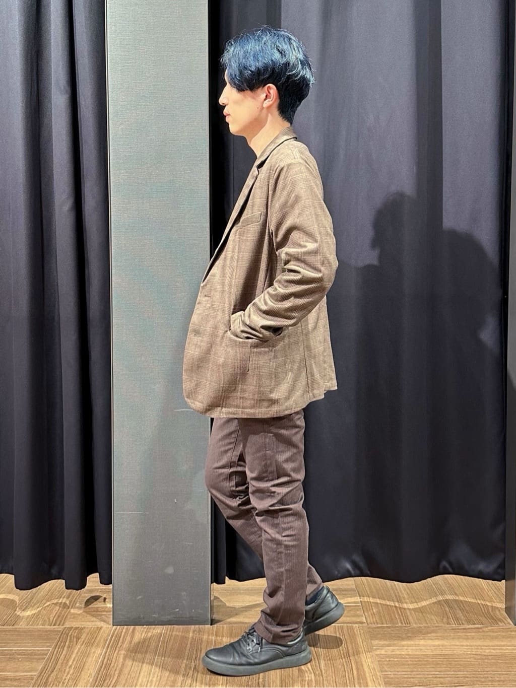 tomoyaさんの「THE SHOP TK｜ホームスパンジャージジャケット【セットアップ可/洗濯機OK】」を使ったコーディネート