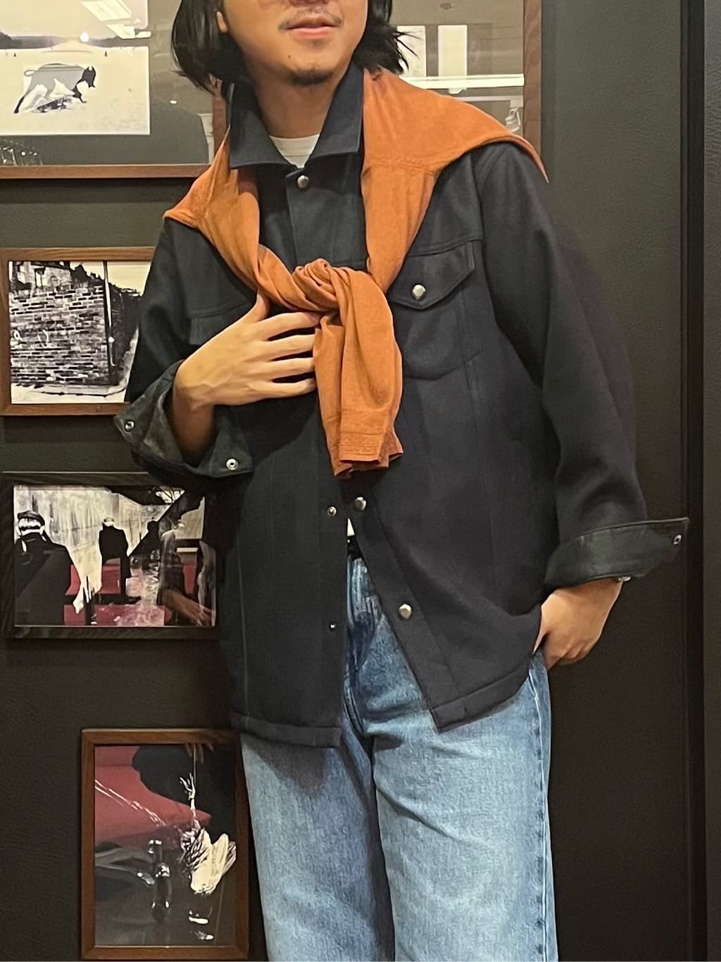 KUROさんの「TAKEO KIKUCHI｜ハイゲージ モックネック ニット プルオーバー」を使ったコーディネート