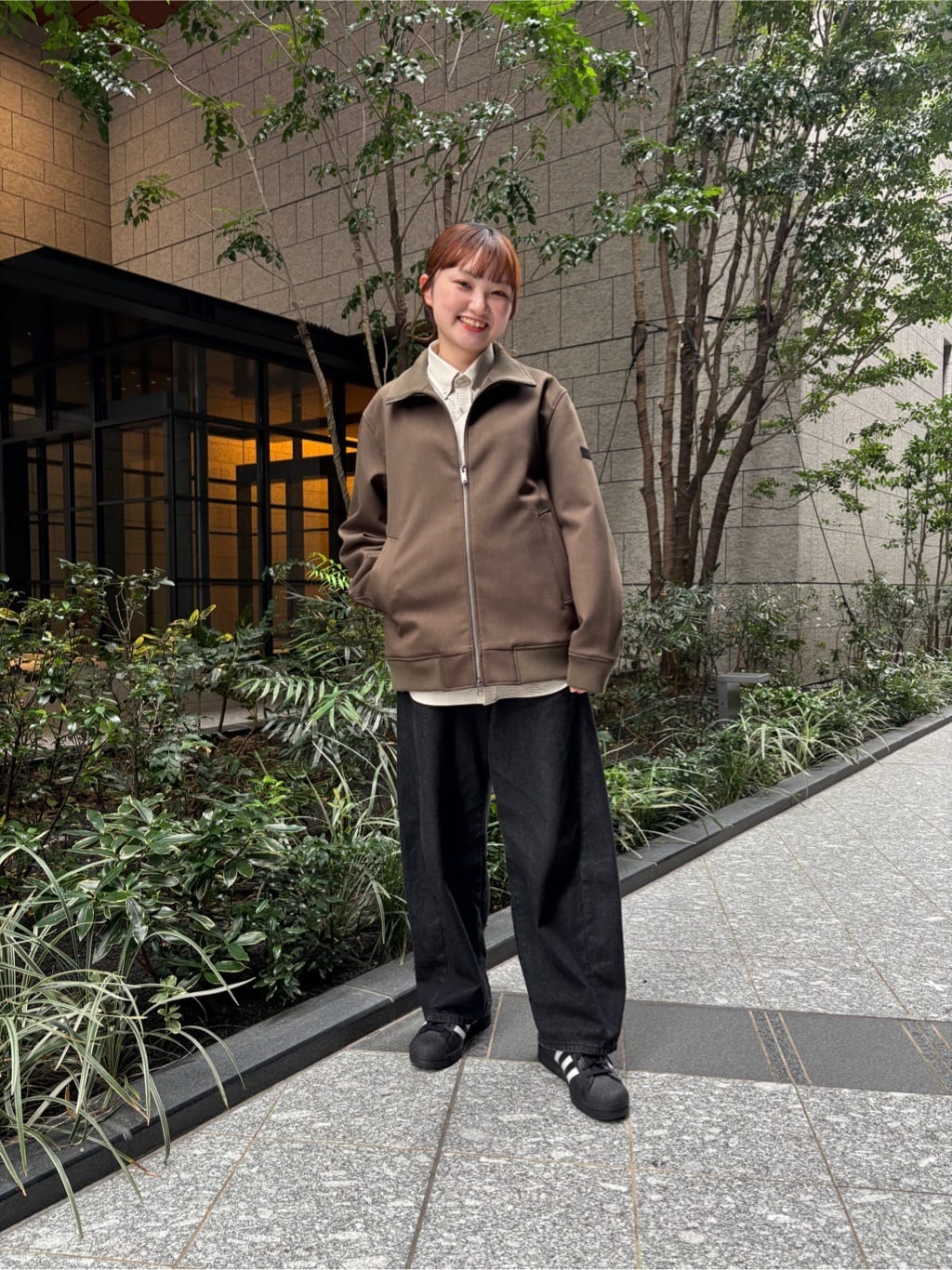 ウララさんの「TAKEO KIKUCHI｜【JUST ONE LAYER】ダウンファブリック ジップアップ リブ ブルゾン」を使ったコーディネート