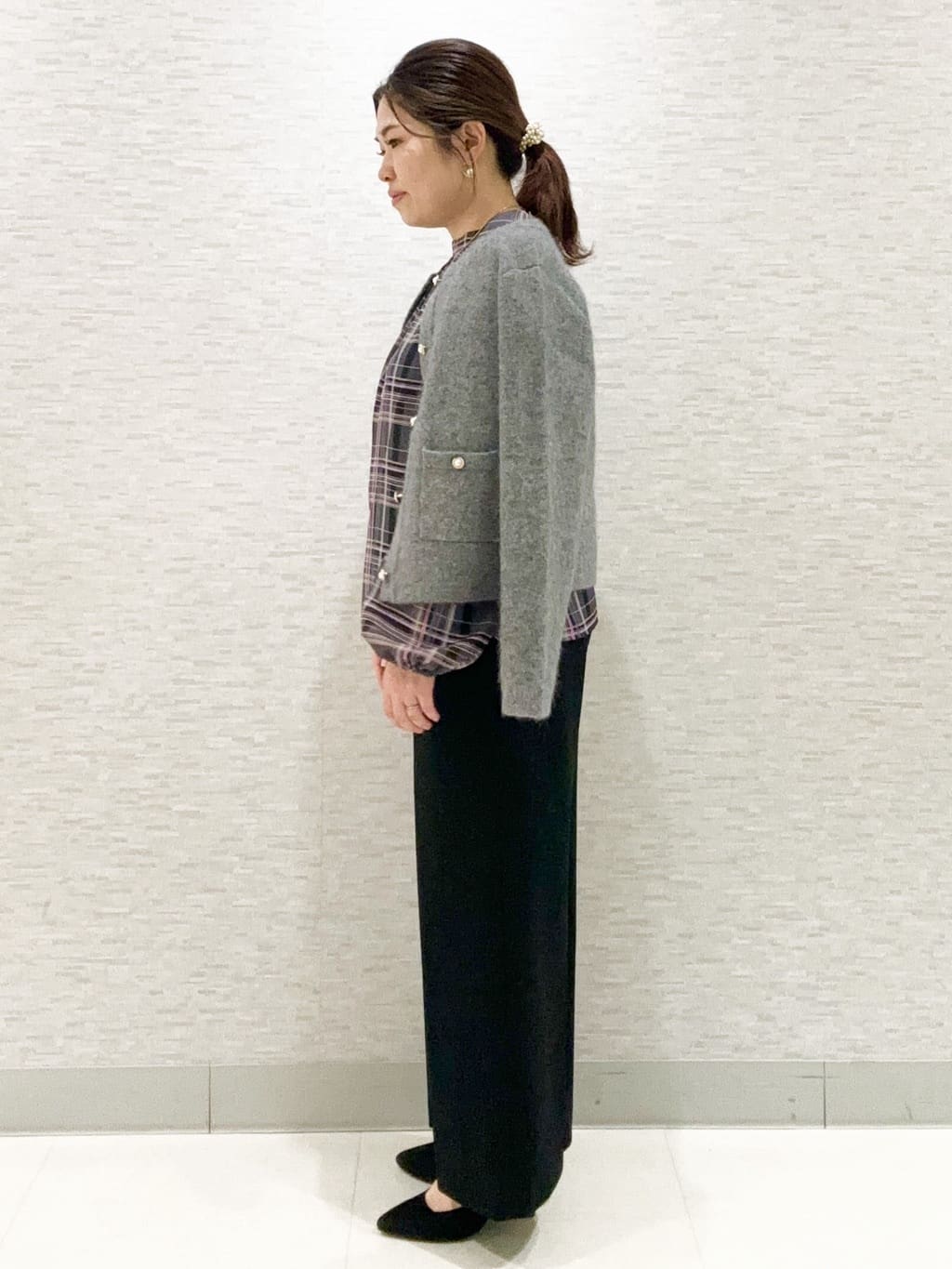 yuさんの「COUP DE CHANCE｜【手洗い可】ストレートワイドパンツ」を使ったコーディネート