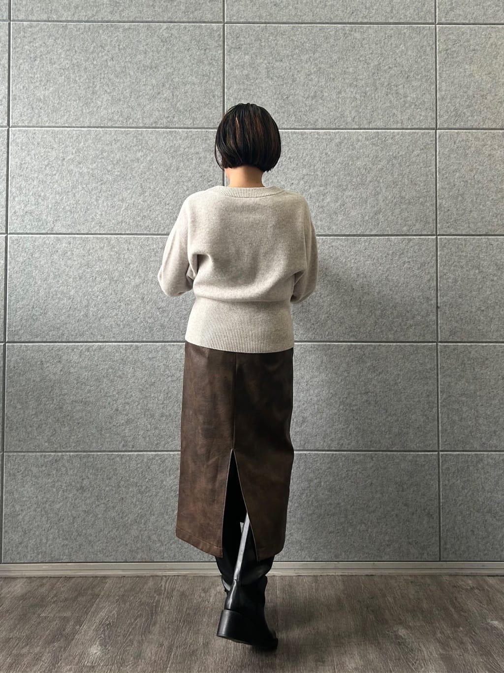 yukoさんの「CODE A｜zip form cardigan」を使ったコーディネート