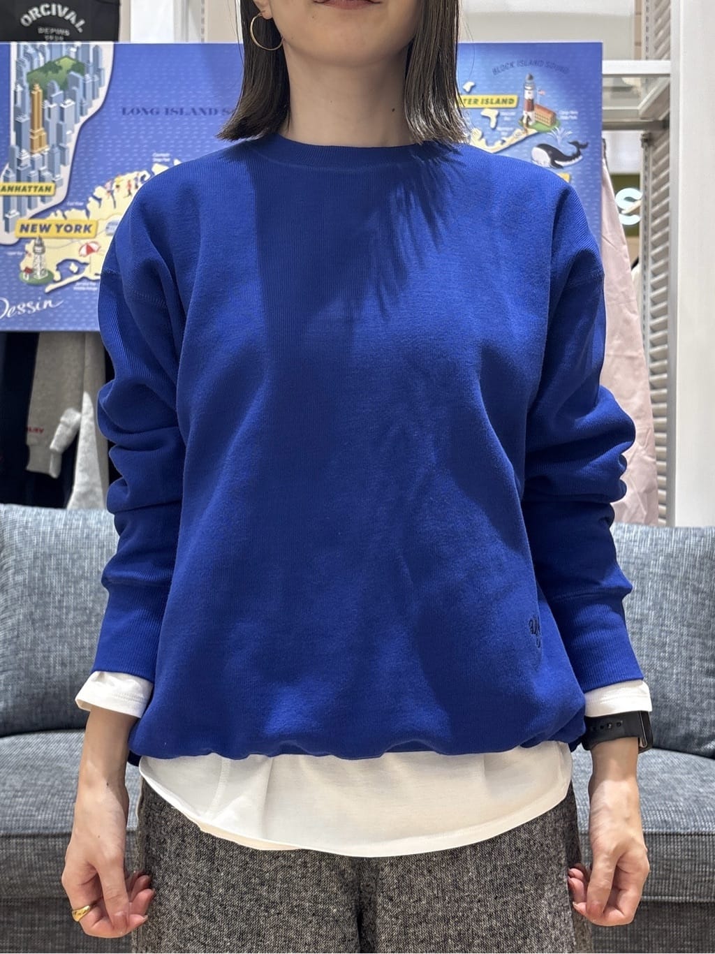 risaさんの「Dessin｜【洗える】裾ドロスト付きカットソー」を使ったコーディネート