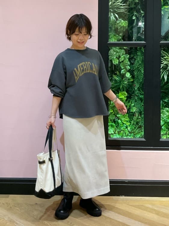 ogataさんの「DRESSTERIOR｜◆【otonaMUSE5月号掲載/3WAY】メッシュ＆キャンバス バケツBAG」を使ったコーディネート