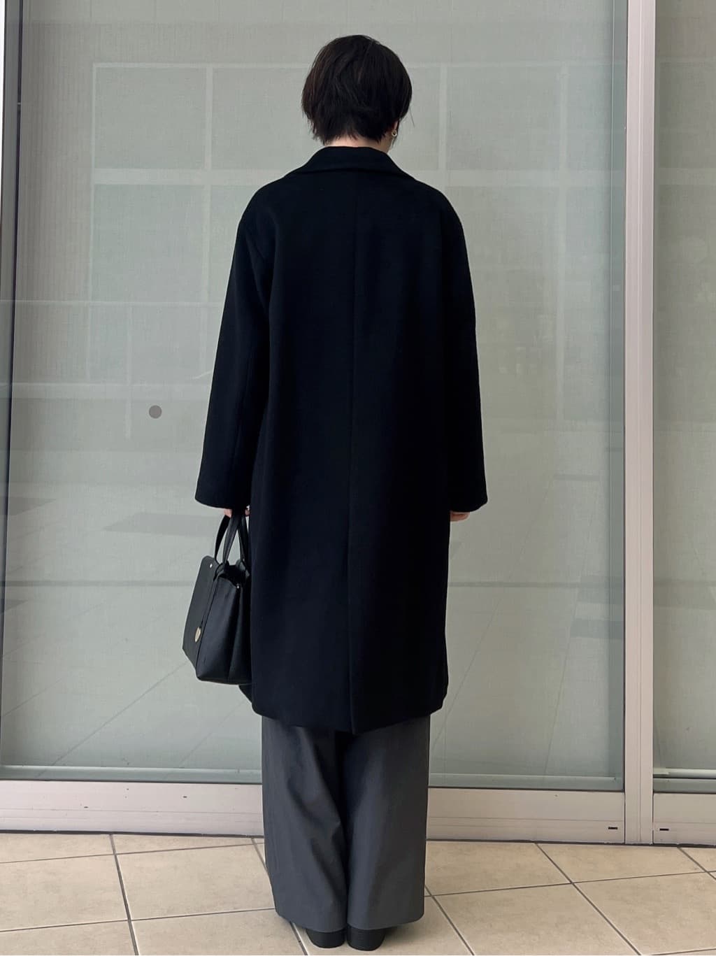 yo-koさんの「OPAQUE.CLIP｜カシミヤブレンドウールチェスターコート」を使ったコーディネート