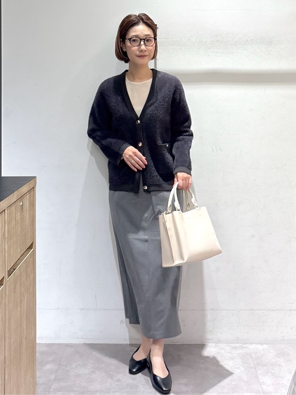 たけねぇさんの「OPAQUE.CLIP｜フロッキーチュールトップス【洗濯機OK】」を使ったコーディネート
