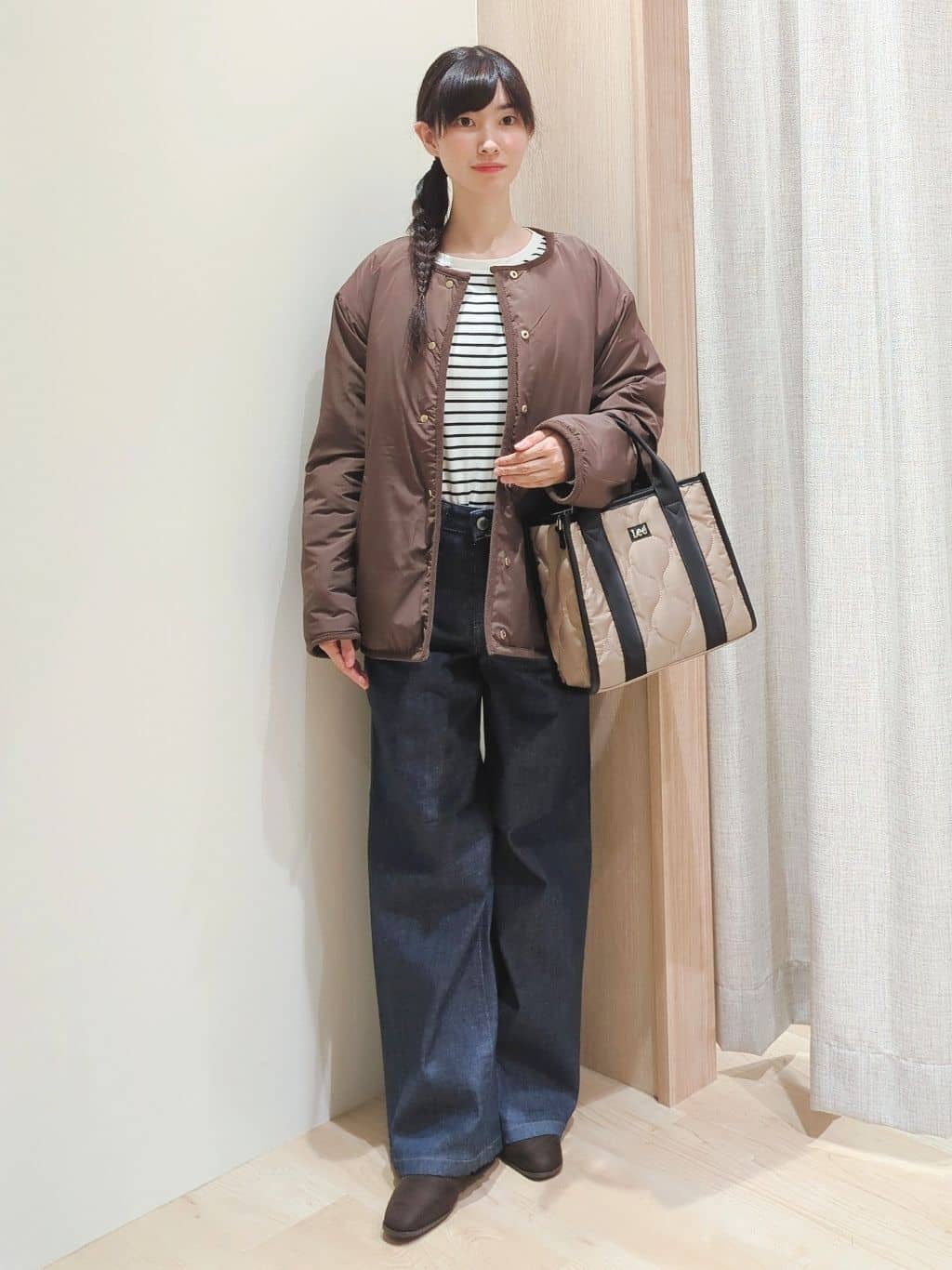 Yuiさんの「grove｜【2WAY・リバーシブル】大人が着たい上品コーデュロイジャケット」を使ったコーディネート