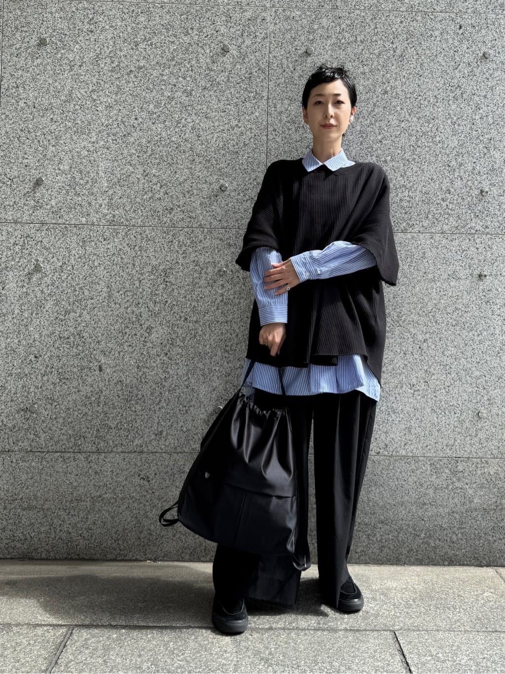 Kさんの「HIROKO HAYASHI｜LUINI SATINE（ルイーニ サティーネ）2wayナップサック」を使ったコーディネート