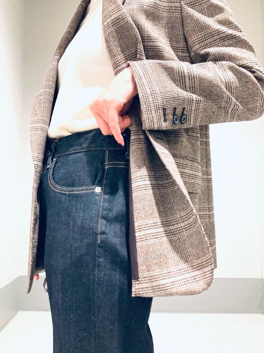 Furuさんの「DRESSTERIOR｜◆サキソニーグレンチェックジャケット」を使ったコーディネート