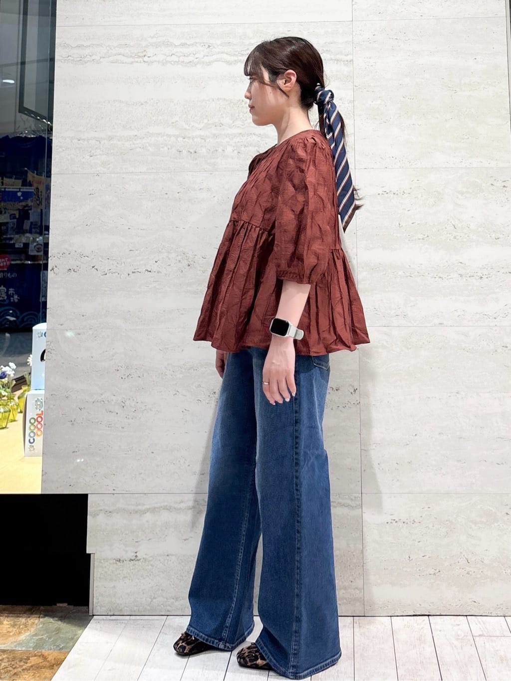 かほさんの「OPAQUE.CLIP｜《美人百花掲載》名品フラットバレエシューズ」を使ったコーディネート