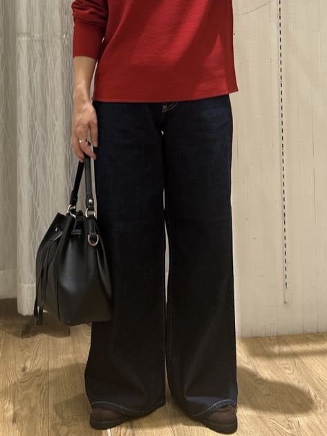 ga_riさんの「THE SHOP TK｜巾着2WAYショルダーバッグ」を使ったコーディネート