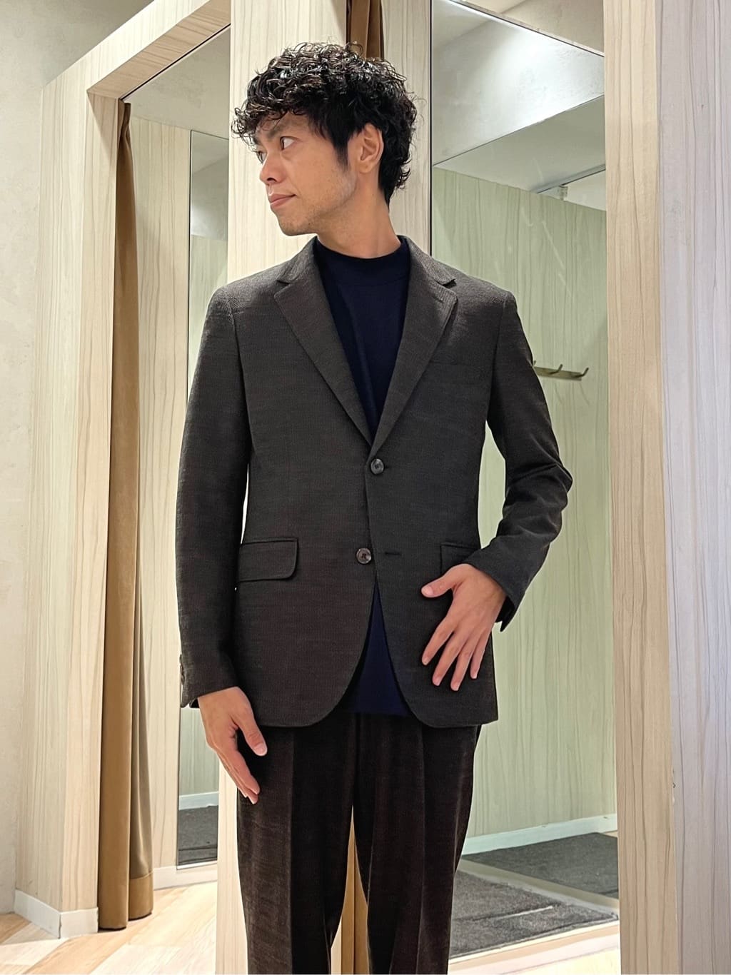 URAさんの「TAKEO KIKUCHI｜【Sサイズ～】ラッセルメッシュ ジャケット」を使ったコーディネート
