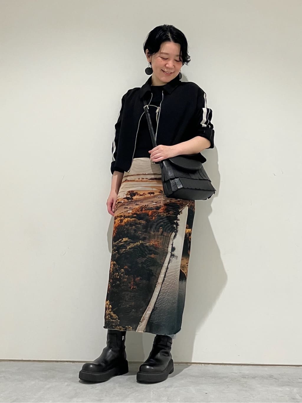 Cさんの「HIROKO HAYASHI｜FRANGIA（フランジャ）ショルダーバッグ」を使ったコーディネート