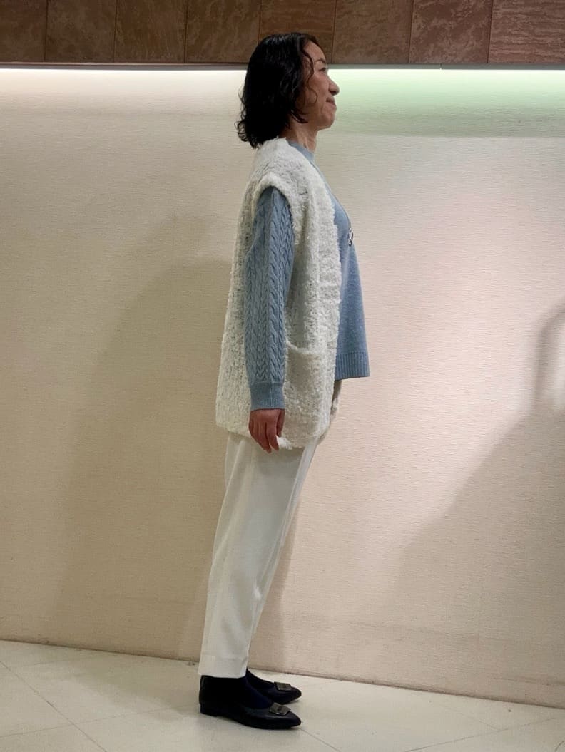 Kouさんの「Reflect｜【一枚で着映え◎／ゆったりシルエット】ラメ&times;スパンコールウール混ニット」を使ったコーディネート