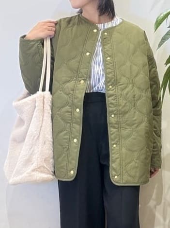 misakiさんの「SHOO･LA･RUE｜つまみハンドルフェイクファートートバッグ」を使ったコーディネート