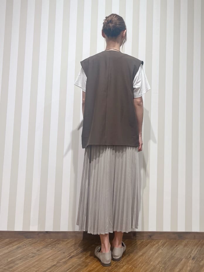 hassssyさんの「SHOO･LA･RUE｜【S-LL/ひんやり/UV】選べる6柄でそれぞれ欲しくなる プリントTシャツ」を使ったコーディネート