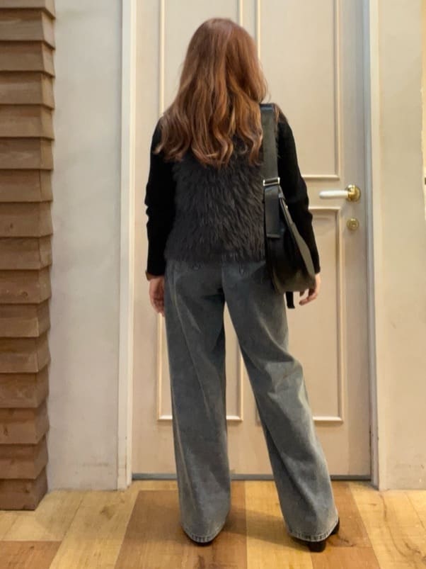 mさんの「SHOO･LA･RUE｜起毛ニットブーツ」を使ったコーディネート