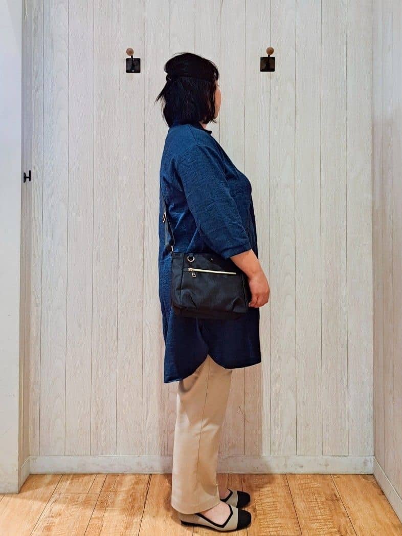 kotomiさんの「SHOO･LA･RUE｜【S-LL/体型カバー】さらっとしたタッチが魅力 デニムライクチュニック」を使ったコーディネート