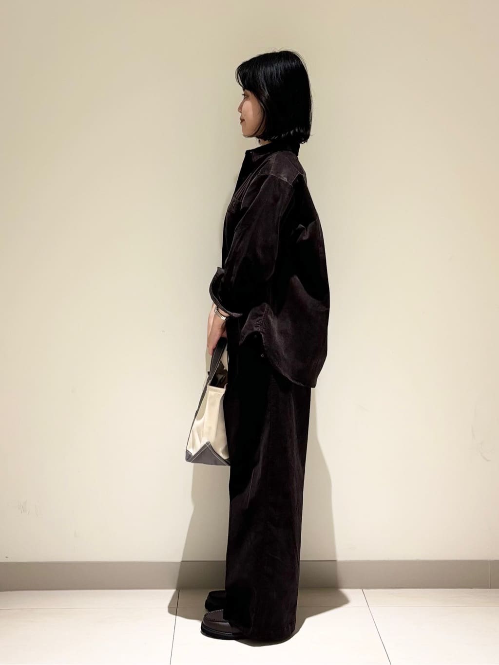 mayuさんの「Dessin｜【洗える】箔プリントロングTシャツ」を使ったコーディネート