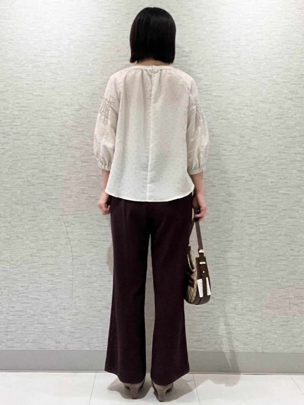 marikoさんの「Reflect｜【一枚で着映える◎】レオパード風ジャカードブラウス」を使ったコーディネート