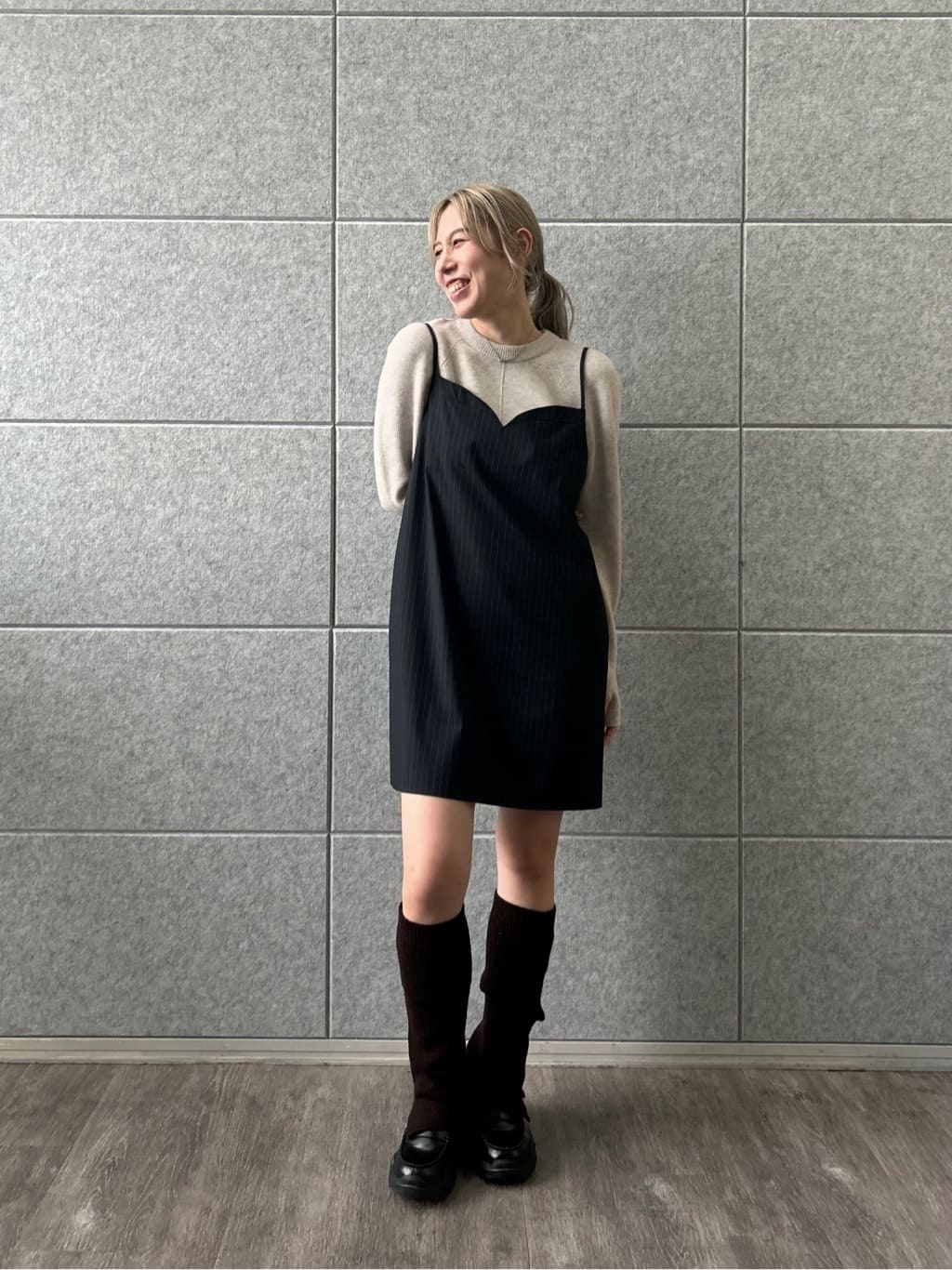 honoka Aさんの「CODE A｜tailored mood mini dress」を使ったコーディネート