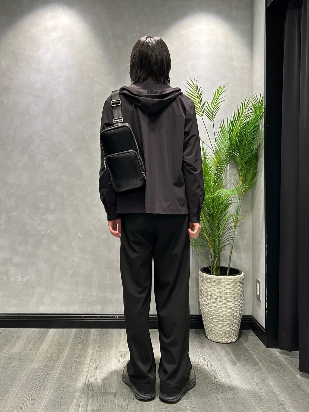 ruiさんの「TAKEO KIKUCHI｜【3D ナイロン ストレッチ】ジップアップ フードブルゾン」を使ったコーディネート