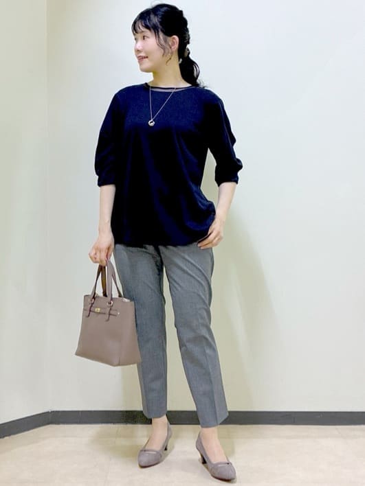  beni_gingerさんの「Reflect｜【私のパンツ／手洗い可】ベーシックテーパードパンツ」を使ったコーディネート