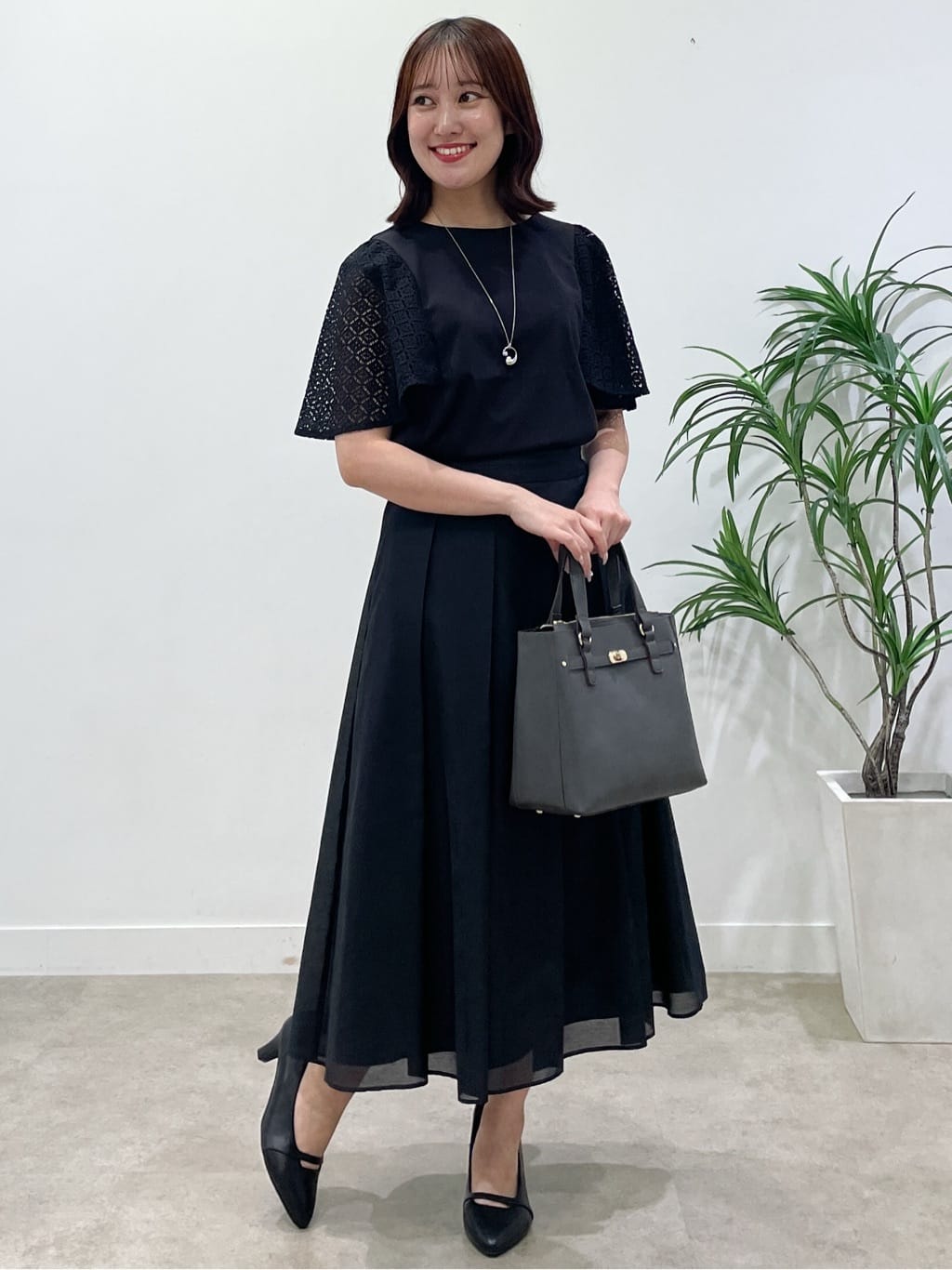 yukariさんの「Reflect｜幾何レーススリーブプルオーバージャージ」を使ったコーディネート
