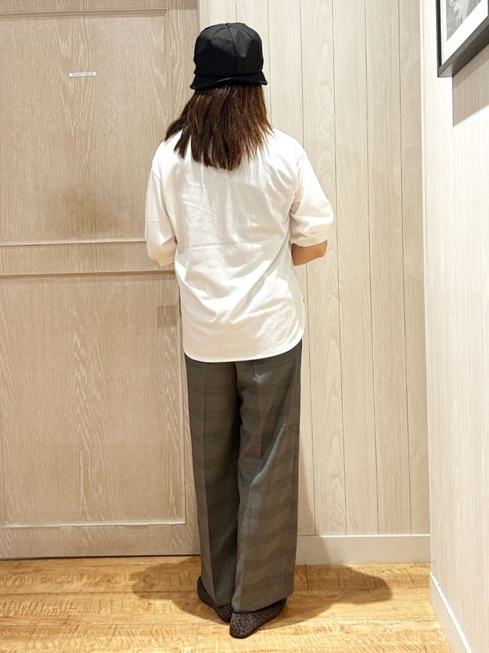 yukaさんの「SHOO･LA･RUE｜【ひんやり/S-LL】大人の五分袖プリントTシャツ」を使ったコーディネート