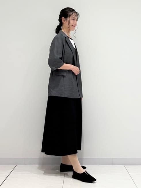 kayoさんの「INDIVI｜ライトダブルジャケット」を使ったコーディネート