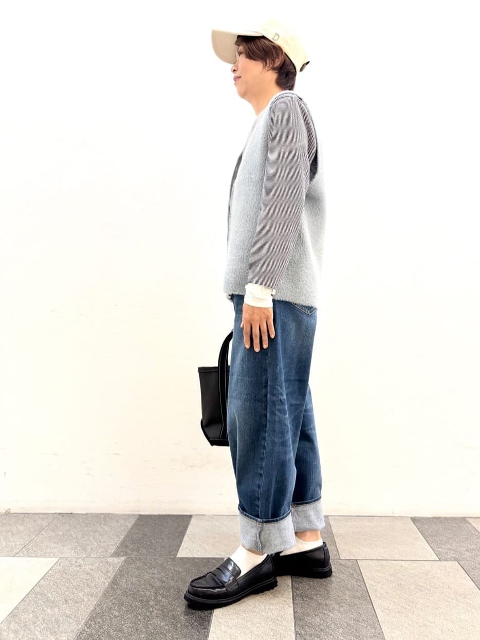 Haruさんの「Dessin｜【洗える】ファーヤーンジップジレ」を使ったコーディネート