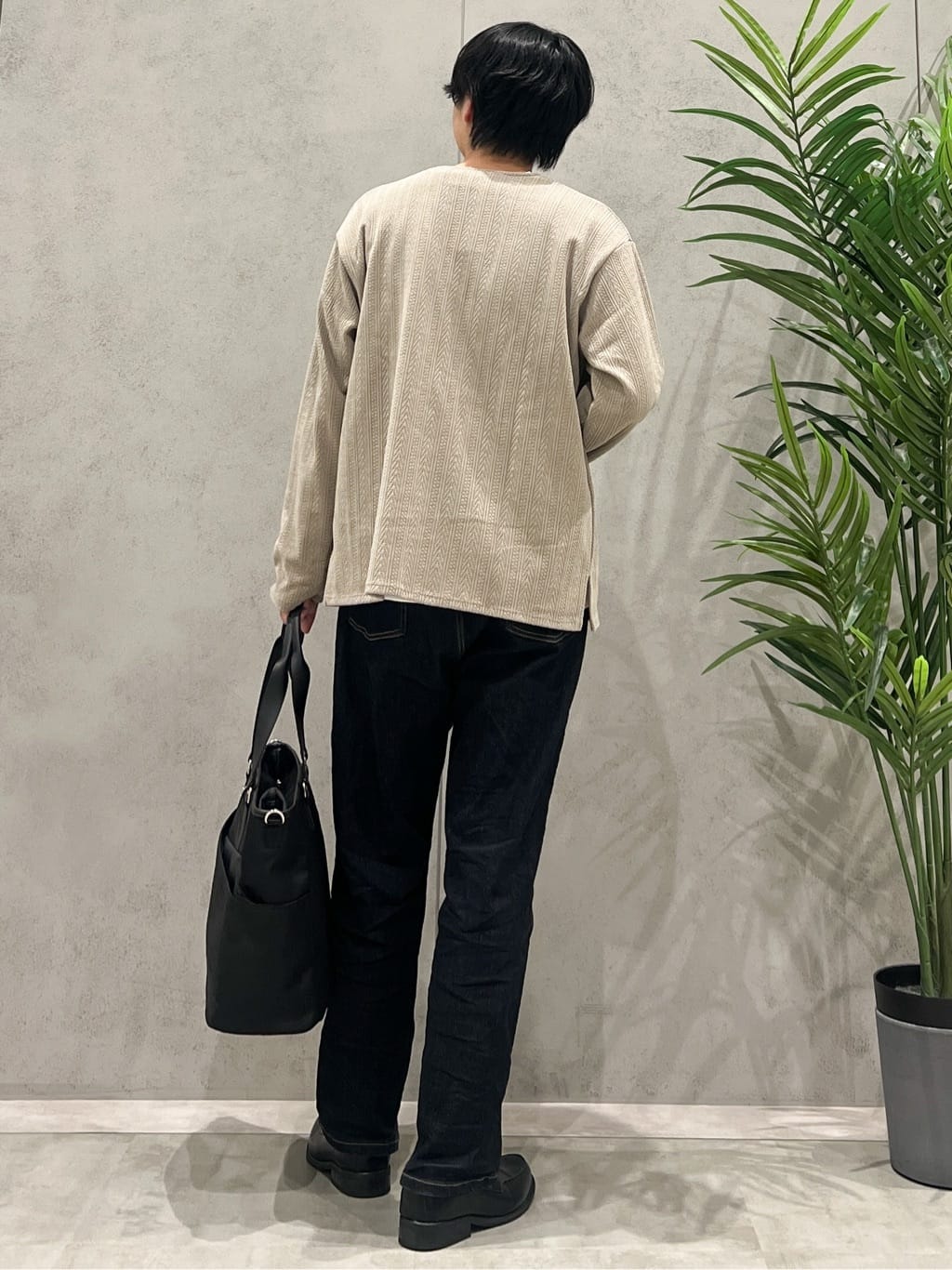 SHI-MAさんの「THE SHOP TK｜【セットでお買い得！】モールニットカーディガン＋長袖Tシャツ　洗濯機OK/吸水速乾・毛玉になりにくい」を使ったコーディネート