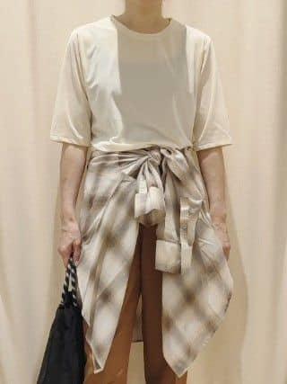 toyaさんの「Dessin｜【洗える】シアーベロアトップス」を使ったコーディネート