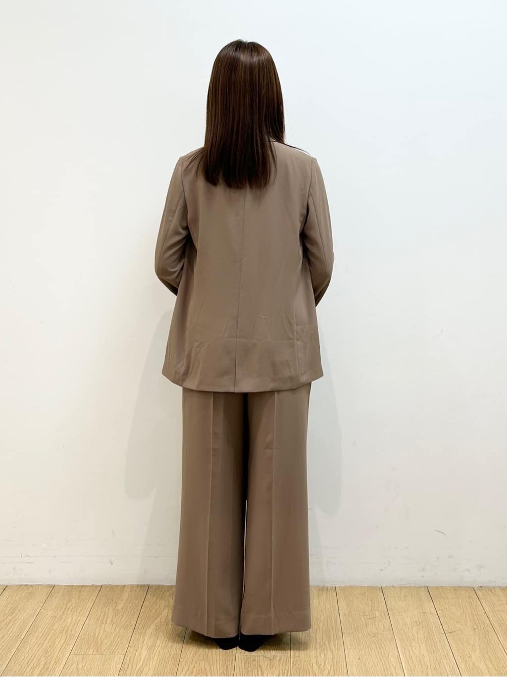 kozueさんの「INDIVI｜【軽く羽織れる！】ダブルジャケット」を使ったコーディネート