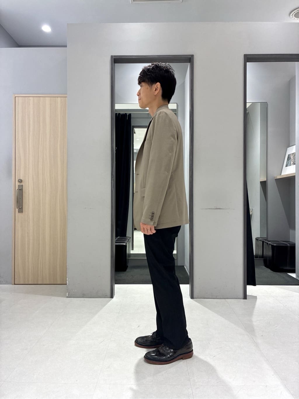 わいずみさんの「TAKEO KIKUCHI｜【COOL CITY WEAR】アーバンクール ジャケット /接触冷感・吸水速乾」を使ったコーディネート