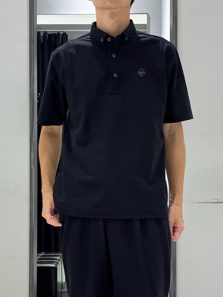 わいずみさんの「TAKEO KIKUCHI｜【COOL CITY WEAR】エアートール ポロシャツ /接触冷感・通気性」を使ったコーディネート