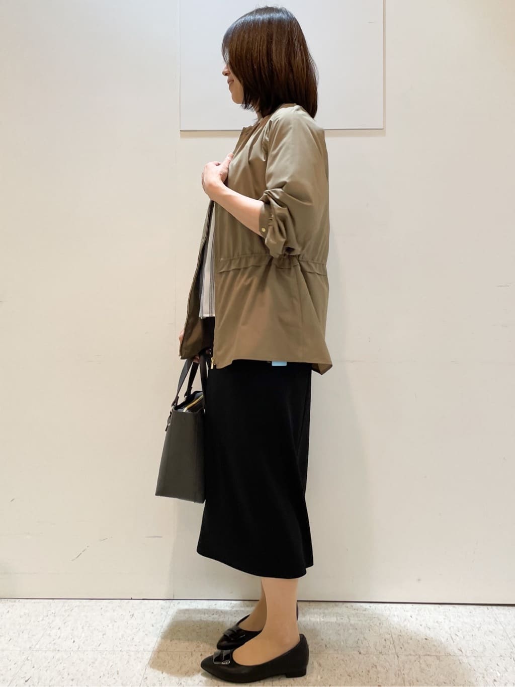 めいさんの「Reflect｜【パンツにもスカートにも合わせやすい◎】ライティブルゾン」を使ったコーディネート