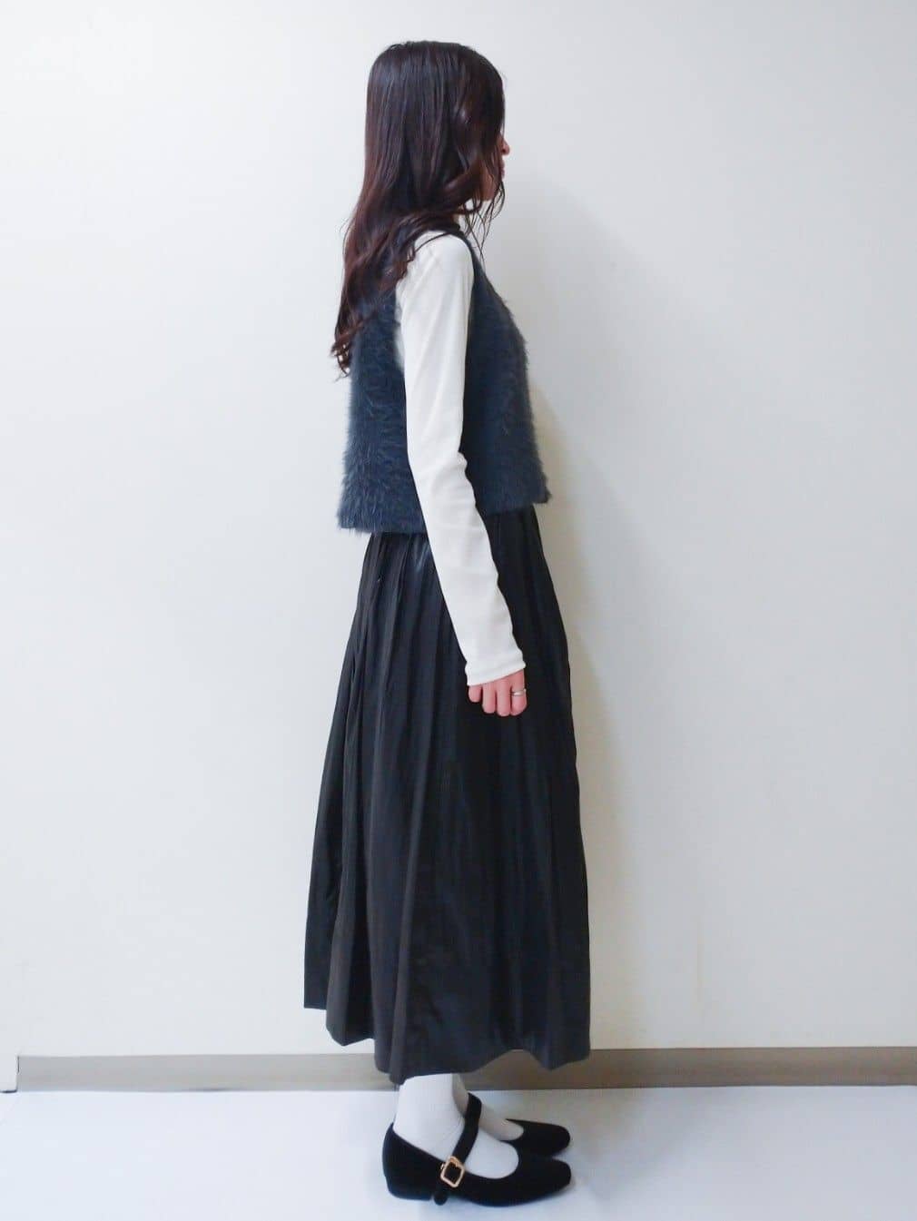 yuriさんの「OPAQUE.CLIP｜フロッキーチュールトップス【洗濯機OK】」を使ったコーディネート
