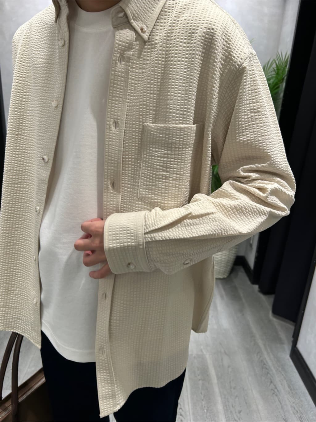ruiさんの「TAKEO KIKUCHI｜ストレッチ テーラードＴシャツ」を使ったコーディネート