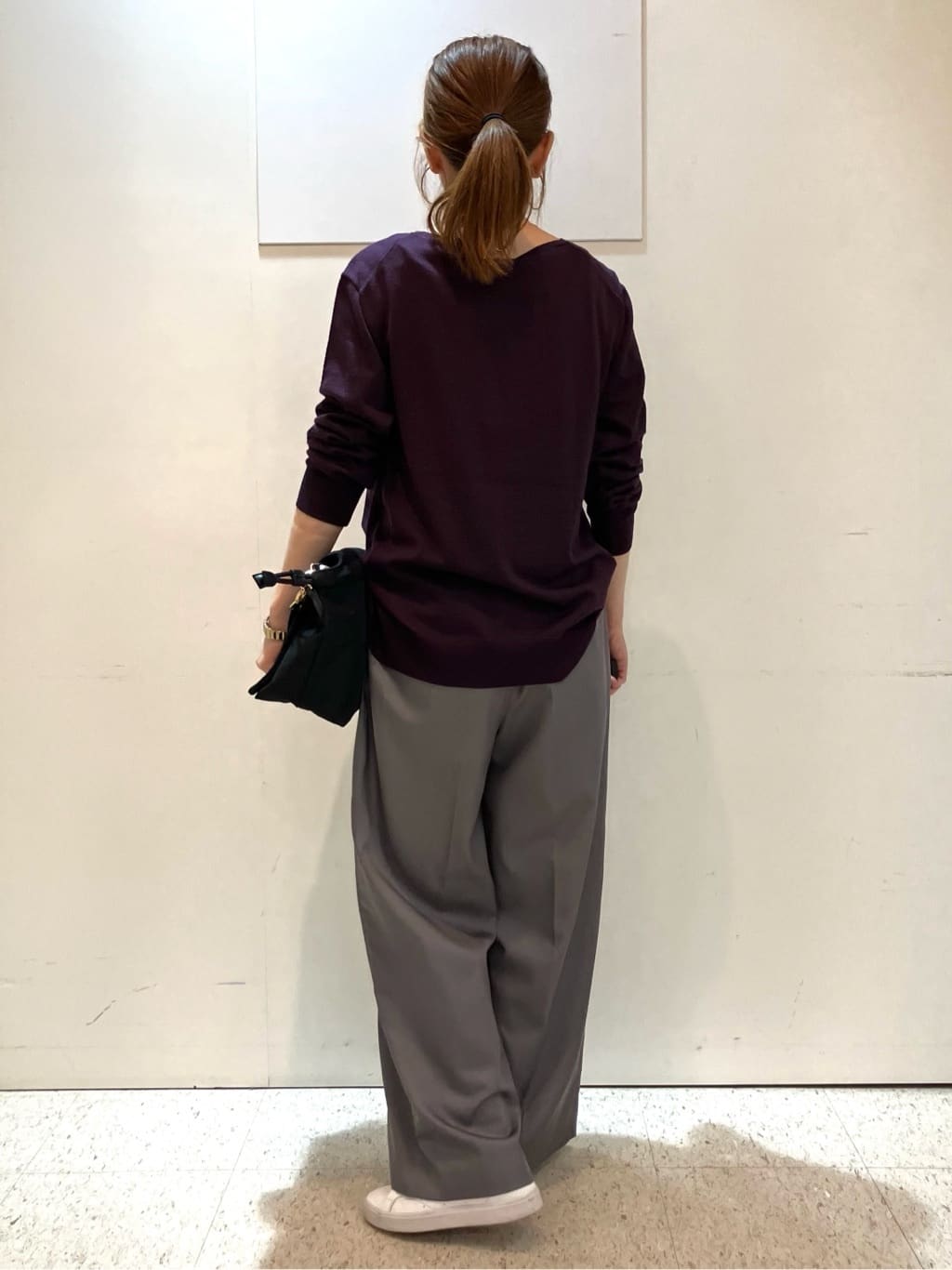 kozuさんの「Reflect｜【ちくちくしない／アンサンブル可／通勤におすすめ◎】オフボディニット」を使ったコーディネート