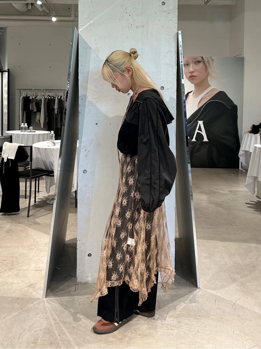 honoka Aさんの「CODE A｜urban light crop blouson」を使ったコーディネート