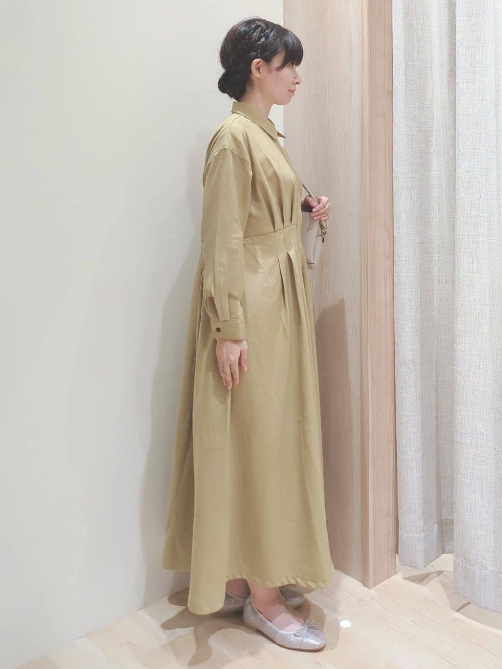 Yuiさんの「grove｜品よくまとう、大人のシャツワンピース」を使ったコーディネート