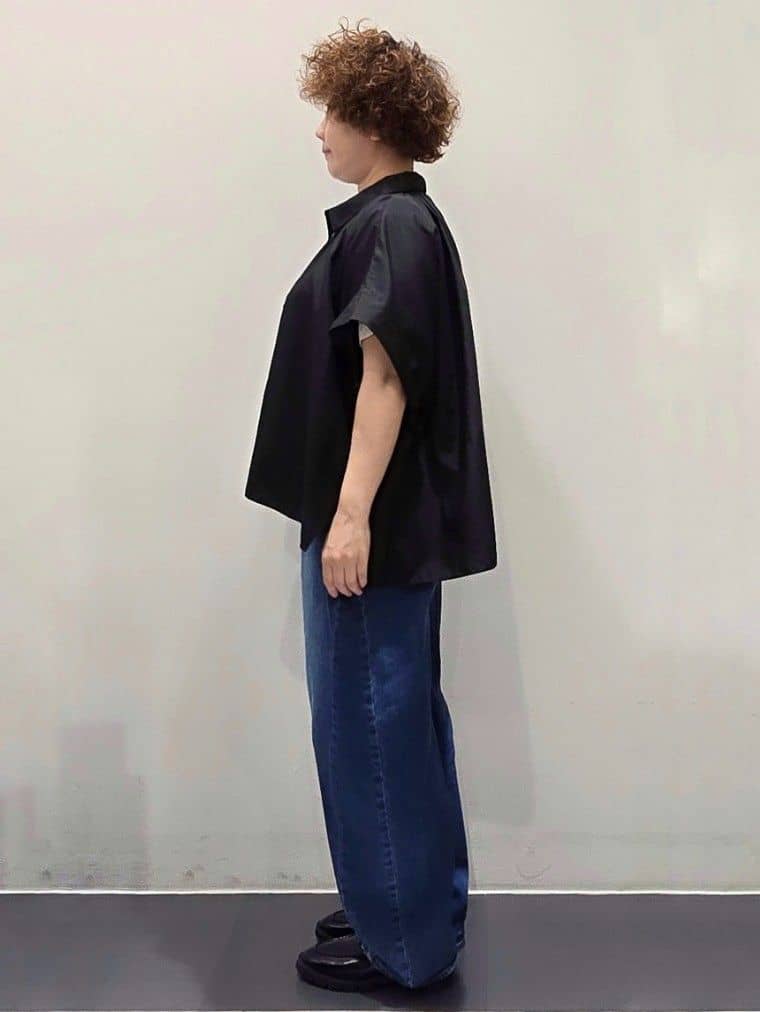 ゆきをさんの「OPAQUE.CLIP｜《andGIRL掲載》リラクシーシャツ【洗濯機洗い可】」を使ったコーディネート