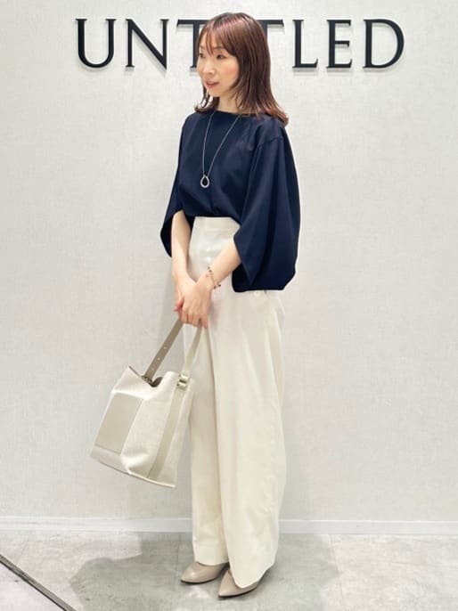 Miwaさんの「UNTITLED｜フープトップネックレス」を使ったコーディネート